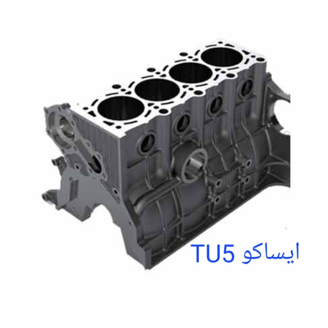 بلوک سیلندر پژو 206 TU5 ایساکو با حک شماره موتور قانونی (بدون داغی)